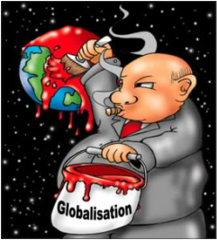globalization globalisation advantages cultural diversity spreads problems spread holding businesses represented symbolises businessman throughout helps disadvantages shows hate today food